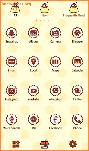 Sweets Wallpaper Cute Pudding Theme screenshot