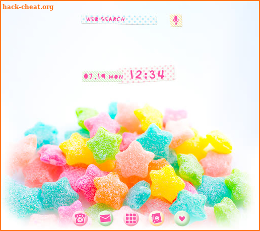 Sweets Wallpaper Star Candies Theme screenshot