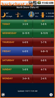 Swell Info Surf Forecast screenshot