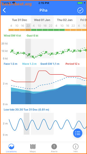 SwellMap Surf screenshot