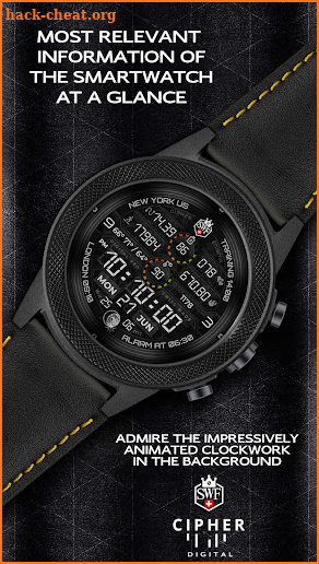 SWF Cipher Digital Watch Face screenshot