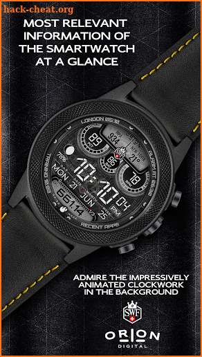 SWF Orion Digital Watch Face screenshot