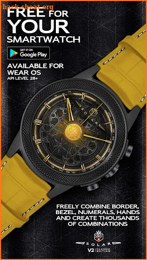 SWF Solar Analog Watch Face screenshot