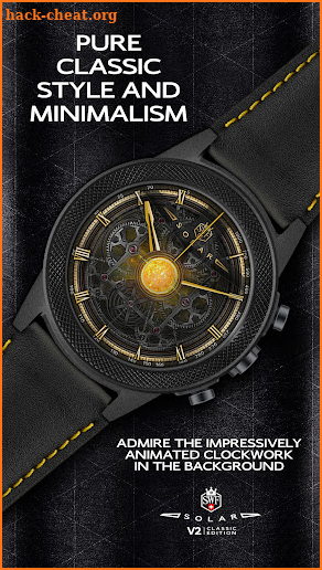 SWF Solar Analog Watch Face screenshot