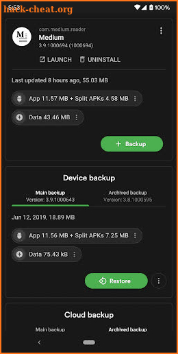 Swift Backup screenshot