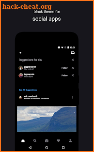 Swift Black Substratum Theme +Oreo & Samsung theme screenshot