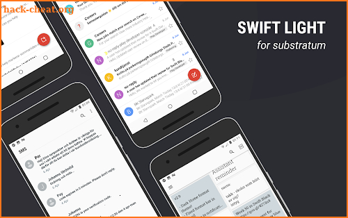 Swift Light Substratum Theme screenshot