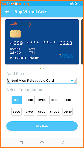 Swiftpaycard screenshot