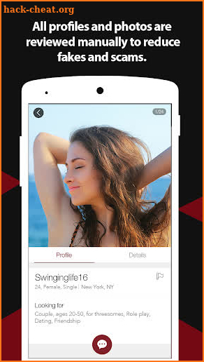 Swingers App For Singles, Couples & Threesome App screenshot