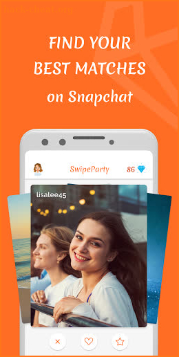 Swipe Party - Add New Snapchat Friends screenshot