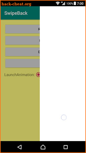 SwipeBack screenshot
