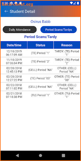 SwipeK12 Student ID Card screenshot