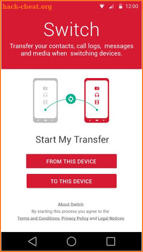 Switch Mobile Transfer screenshot