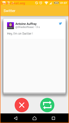 Switter screenshot