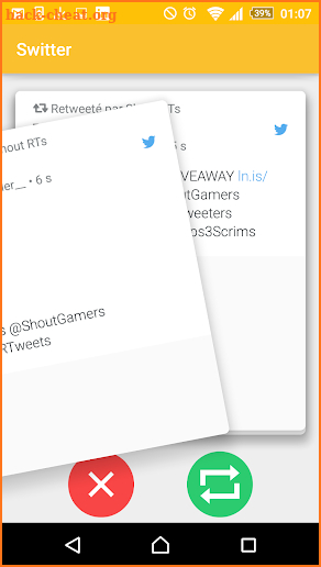 Switter screenshot