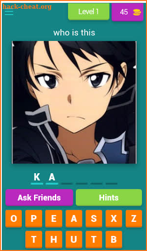 Sword Art Online Quiz screenshot