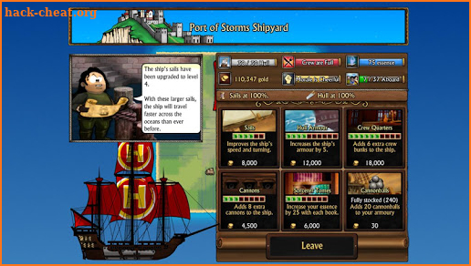 Swords and Sandals Pirates screenshot