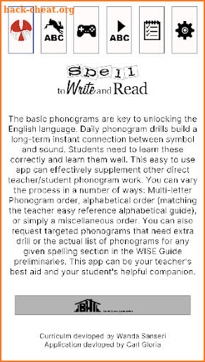 SWR SpellWriteRead Phonograms screenshot