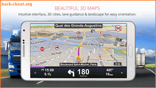 Sygic Truck GPS Navigation screenshot