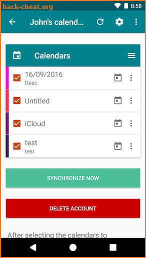 Sync for iCloud screenshot