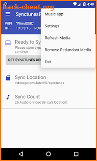 Sync iTunes to android - Pro screenshot