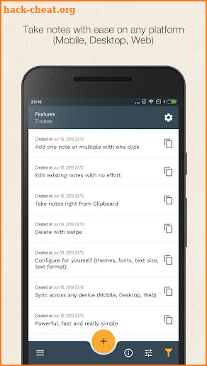 Sync Note,Manage Clipboard,Track Changes,Organize screenshot