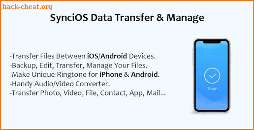 SynciOS Data Transfer & Manager screenshot