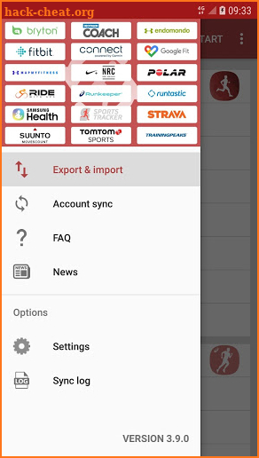 SyncMyTracks screenshot