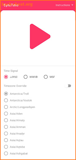 SyncTime: JJY, WWVB & MSF screenshot