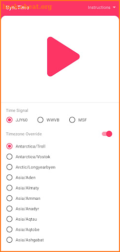 SyncTime: JJY, WWVB & MSF screenshot