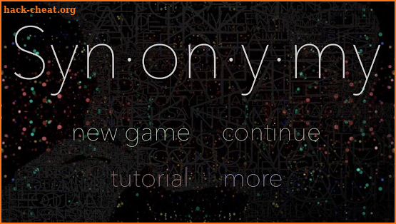 Synonymy screenshot