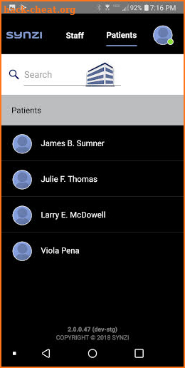 Synzi Virtual Care screenshot