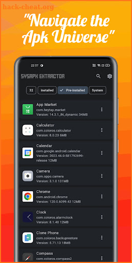 SysAPK Extractor screenshot