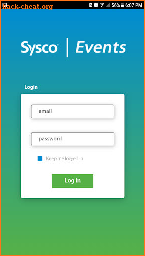 Sysco Events screenshot