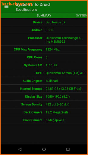 System Info Droid (Info, Tools and Benchmark) screenshot