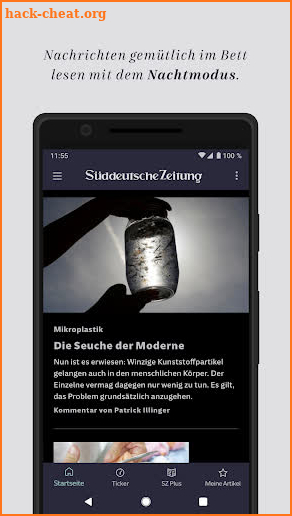 SZ.de - Nachrichten - Süddeutsche Zeitung screenshot