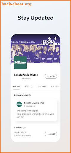 Szkoła Uwielbienia screenshot