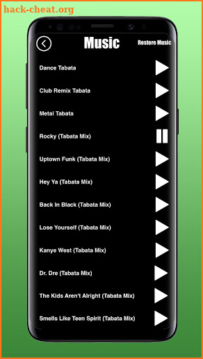 Tabata Songs App- Tabata Workout Music & Timer screenshot