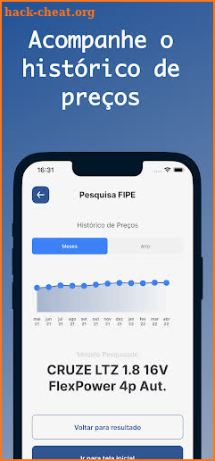 Tabela de Preços: Placa FIPE screenshot