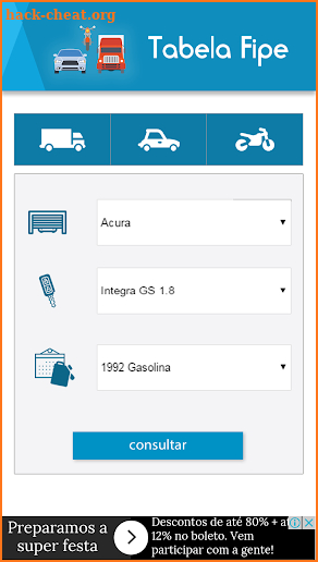 Tabela Fipe screenshot