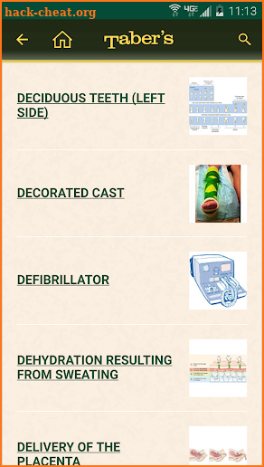 Taber's Cyclopedic Medical Dictionary 23rd Edition screenshot