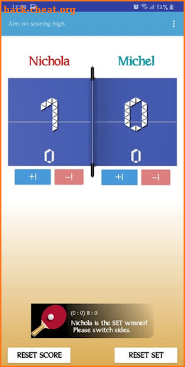 Table Tennis : Score Keeper screenshot