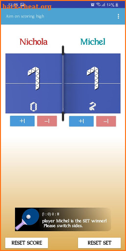 Table Tennis : Score Keeper screenshot