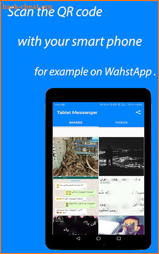 Tablet Messenger for WhatsApp & Saver Status screenshot