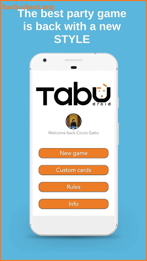 TabuDroid - The taboo game app screenshot