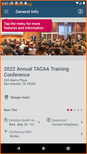 TACAA 2022 Conference screenshot