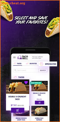 Taco Bell Canada screenshot