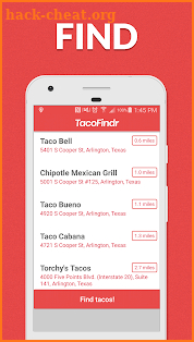 TacoFindr screenshot