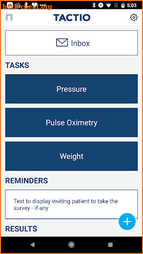 Tactio Patient screenshot