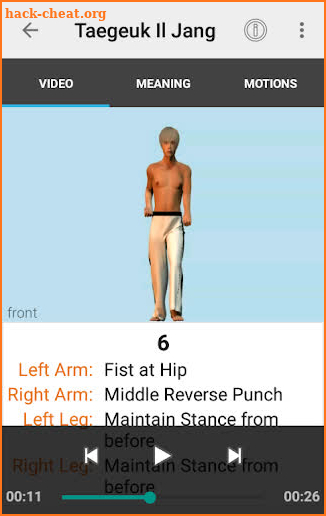 Taekwondo Forms screenshot